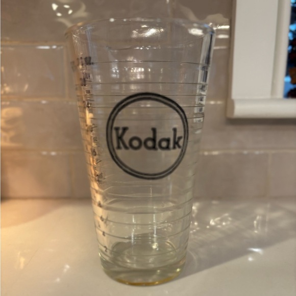 Antique Vintage Kodak Glass Beaker - Picture 1 of 4